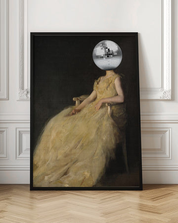 Elegant Disco Portrait | Poster - Room Interior 1