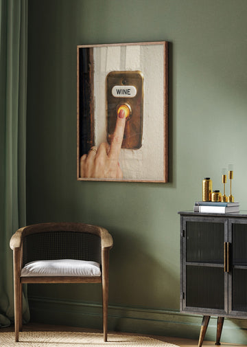 Press For Wine | Poster - Room Interior 2