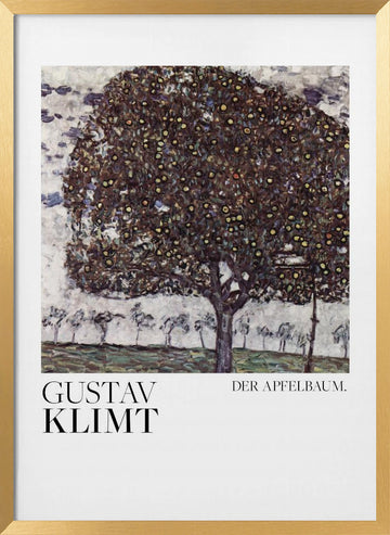 Der Apfelbaum (1916) Poster | Poster - Gold Frame Interior