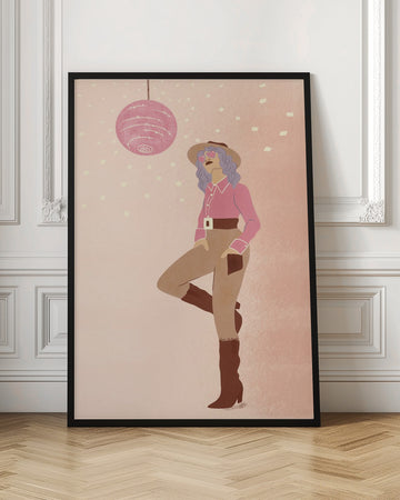 Disco Cowgirl 2 | Poster - Room Interior 1