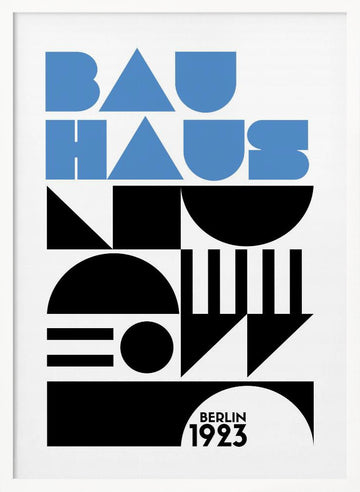 Bauhaus Geometry | Poster - White Frame Interior
