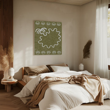 Palm Island Seashells | Canvas - Room Interior 2