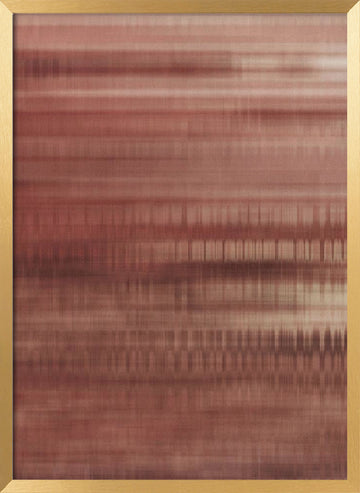 Warm Linear Flow | Poster - Gold Frame Interior