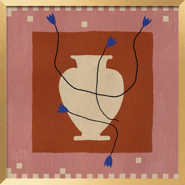 Out of Vase Blooms 7 | Poster - Gold Frame Interior