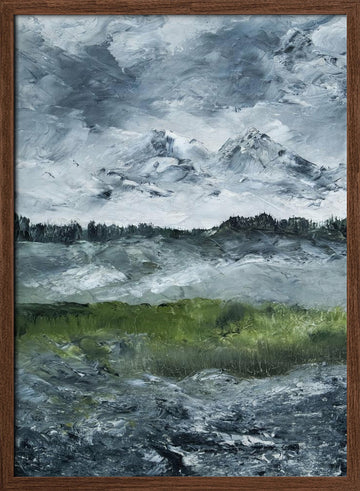 Landscape Study 1905 | Poster - Walnut Frame Interior