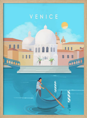 Venice | Poster - Wood Frame Interior