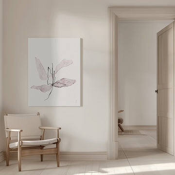 Delicate Botanical Bloom | Canvas - Canvas Interior