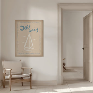 Sail Away Serenity | Canvas - Room Interior 1