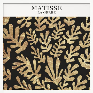 Golden Foliage Dance | Poster - White Frame Interior