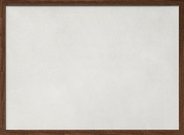 Subtle White Texture | Poster - Walnut Frame Interior