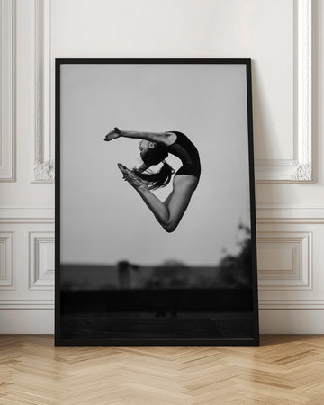 Graceful Ballet Leap | Poster - Room Interior 1