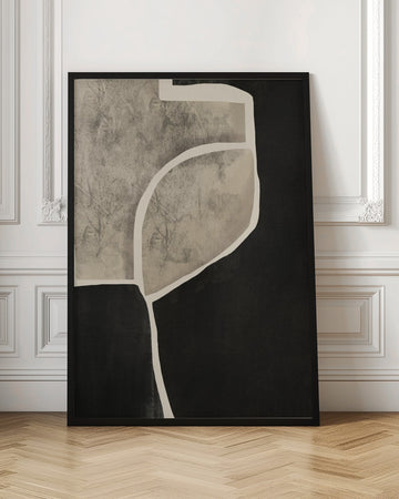 Textured Organic Shapes | Poster - Room Interior 1
