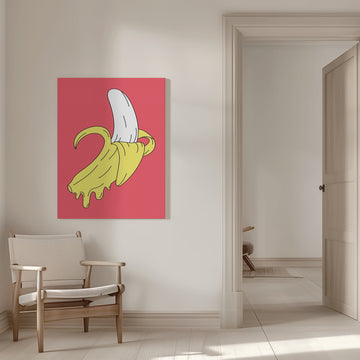 Melting Banana | Canvas - Room Interior 1