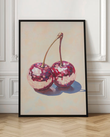 Disco Cherries | Poster - Room Interior 1