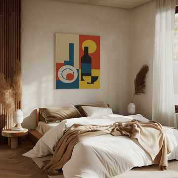 Bold Geometric Dining | Canvas - Room Interior 2