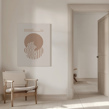 Bauhaus Geometric Abstract | Canvas - Room Interior 1