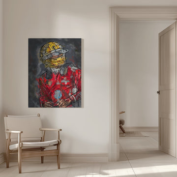 Focused Racing Driver | Canvas - Room Interior 1
