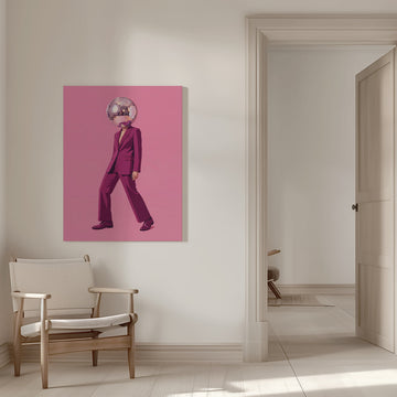 Pink Disco Suit | Canvas - Room Interior 1