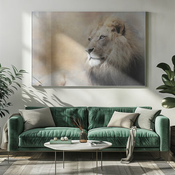 Majestic Lion Gaze | Poster - Room Interior 1