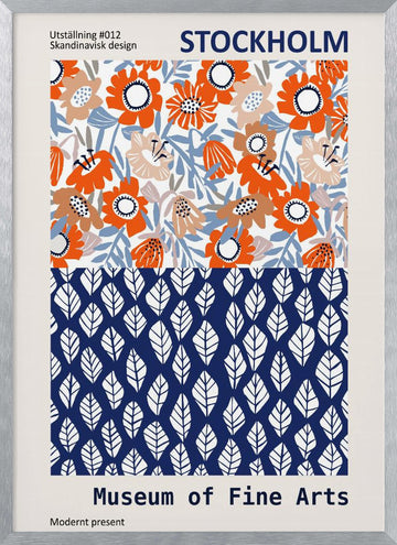 Museum of Fine Arts Stockholm | Poster - Silver Frame Interior