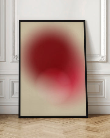 Red Gradient Aura | Poster - Room Interior 1
