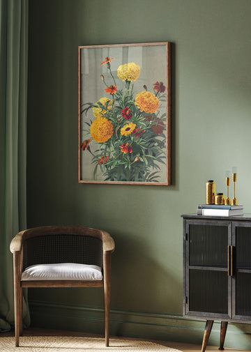 Marigolds | Poster - Room Interior 2