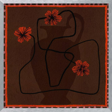 Out of Vase Blooms 3 | Poster - Silver Frame Interior
