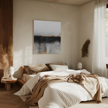 Abstract Gold Line | Canvas - Room Interior 2