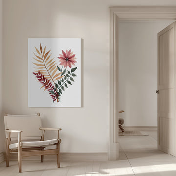 Autumn Watercolor Botanicals | Canvas - Room Interior 1