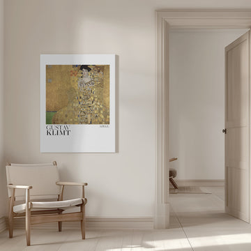 Portrait of Adele Bloch Bauer I (1907) Poster | Canvas - Room Interior 1