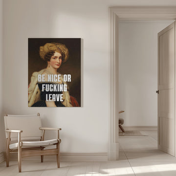 Sassy Classical Woman | Canvas - Room Interior 1