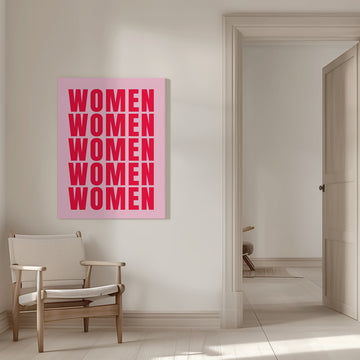 Bold Women Statement | Canvas - Room Interior 1