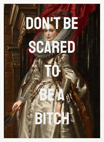 Empowering Queen Portrait | Poster - White Frame Interior