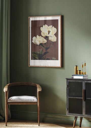 Hærdaceous Peony | Poster - Room Interior 2