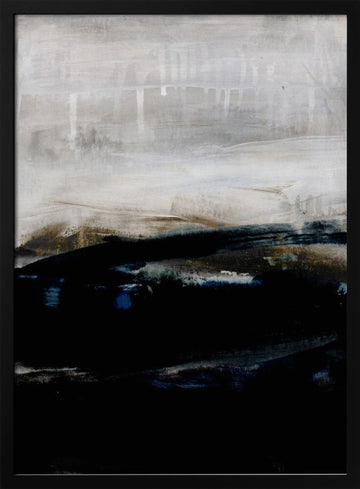 Watercolors 39x | Poster - Black Metal Frame Interior