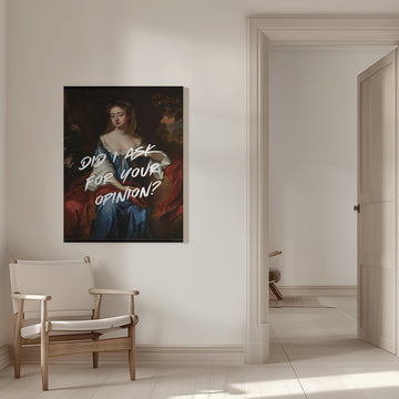Elegant Opinion Woman | Canvas - Room Interior 1