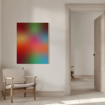 Vibrant Color Gradient | Canvas - Room Interior 1