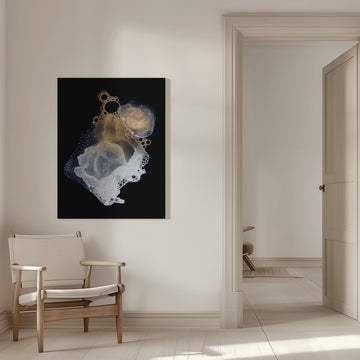 Fluid Gold Shimmer | Canvas - Room Interior 1