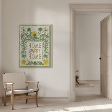 Vintage Home Sweet Home | Canvas - Room Interior 1