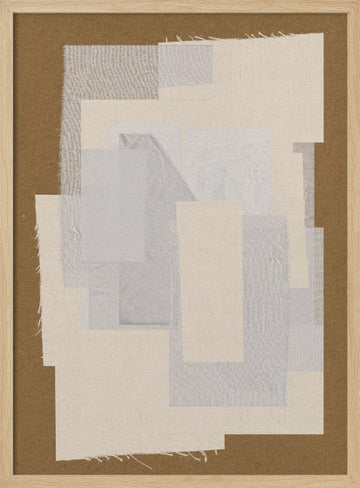 Layered Simplicity | Poster - Wood Frame Interior