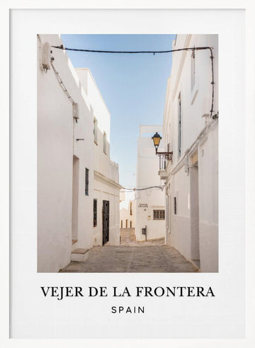 Vejer de La Frontera Spain Travel poster | Poster - White Frame Interior