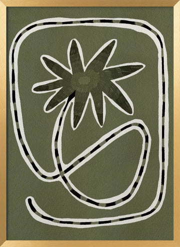 Delicate Bloom 18 | Poster - Gold Frame Interior