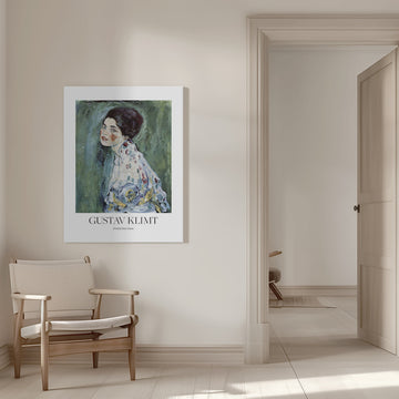 Porträt Einer Dame (1916–1917) Poster | Canvas - Room Interior 1