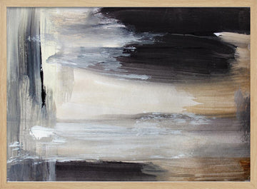 Abstract Earth Tones | Poster - Wood Frame Interior