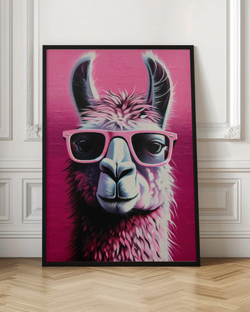 Pink Llama Shades | Poster - Room Interior 1