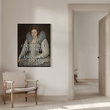 Regal Woman Quote | Canvas - Room Interior 1