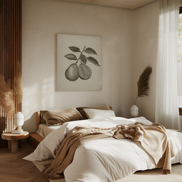Guava Botanical Study | Canvas - Room Interior 2