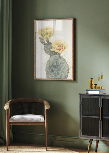 Missouri Prickly Pear From North American Wildflowers (1925) By Mary Vaux Walcott. | Poster - Room Interior 2