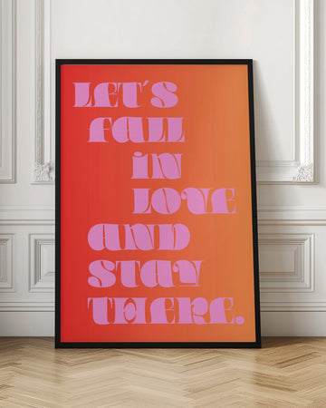 Let's Fall In Love | Poster - Room Interior 1