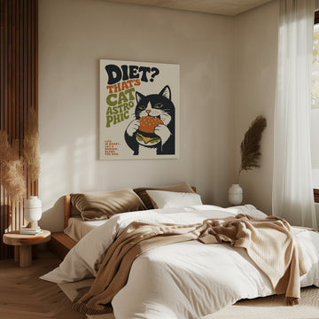 Catastrophic Diet Cat | Canvas - Room Interior 2